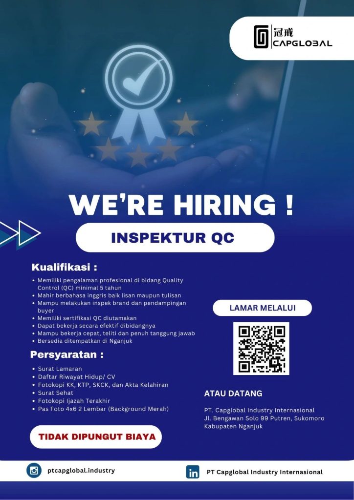 loker capglobal nganjuk